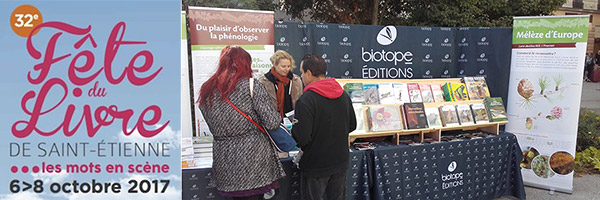Biotope à la Fête du livre de Saint-Étienne 2017