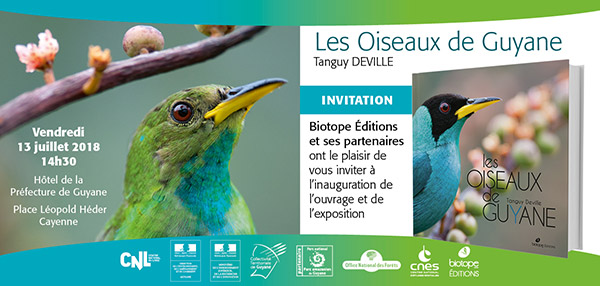 invitation expo Oiseaux de Guyane 2018
