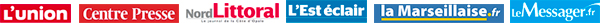 L'Union - Centre Presse - Nord Littoral - L'Est Eclair - La Marseillaise - Le Messager